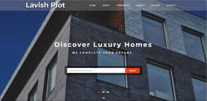 灰色房产中介公司网站模板-海拥资源库-神级源码资源网