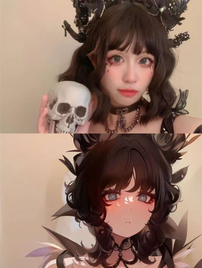 图片[1]-【AI绘画】意间AI同款，抖音小红书同款，自拍转动漫图，真人转手绘-海拥资源库-神级源码资源网