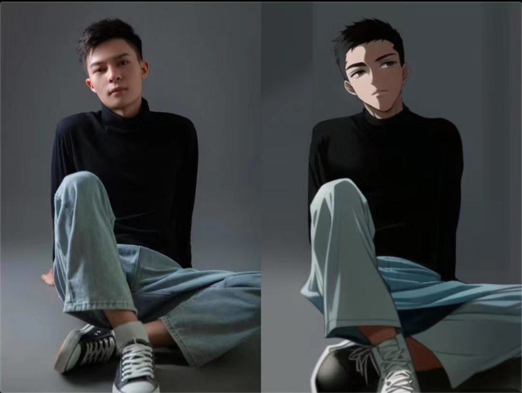 图片[2]-【AI绘画】意间AI同款，抖音小红书同款，自拍转动漫图，真人转手绘-海拥资源库-神级源码资源网