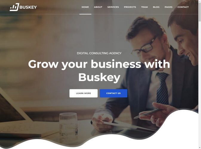 商业咨询企业网站建设HTML5模板,响应式、代码干净可搭建后台-海拥资源库-神级源码资源网