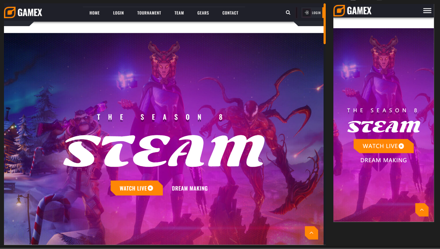 53-GameX 游戏网站落地页模版-海拥资源库-神级源码资源网